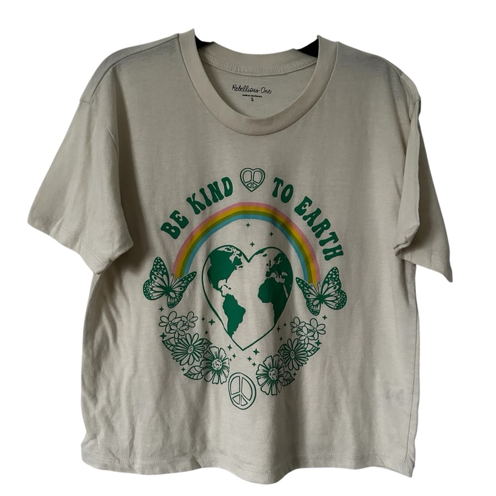 Rebellious One Be Kind to Earth Graphic Tee
